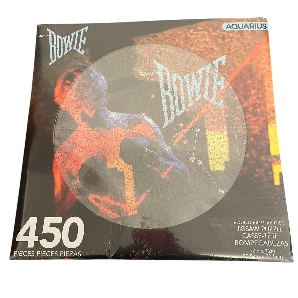 David Bowie Let's Dance 450 Piece Round Picture Disc Jigsaw Puzzle Aquarius NEW